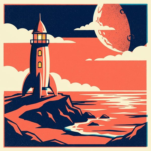 retro-scifi style example