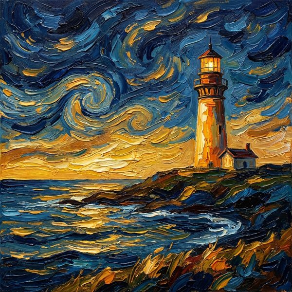 starry-night style example